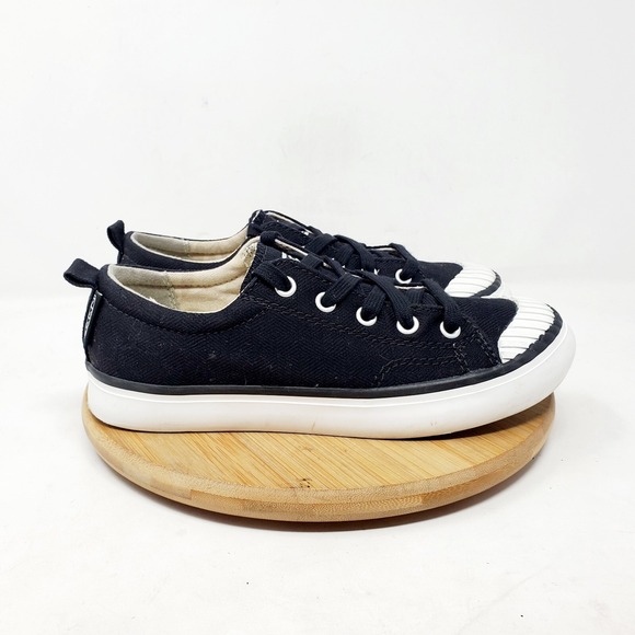 KEEN Elsa Shoes Women 5.5 Black Canvas Sneaker Casual Comfort Low - Picture 6 of 11